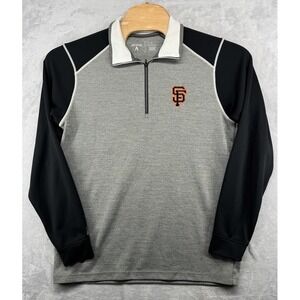 Antigua San Francisco Giants MLB Long Sleeve 1/4 Zip Shirt Men's Size‎ L
